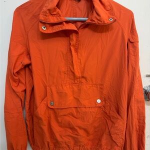 Chico's Bright Orange Pullover Anorak